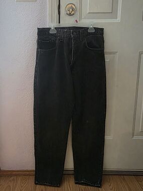 Levis 550 Relaxed Fit 32x30  Men's Black Jeans - Classic Casual Style